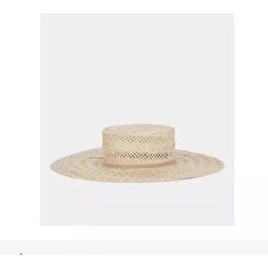 ALBERTUS SWANEPOEL NWT'S $295 SUNHAT 1 SIZE CLAIRE CREAM HAT